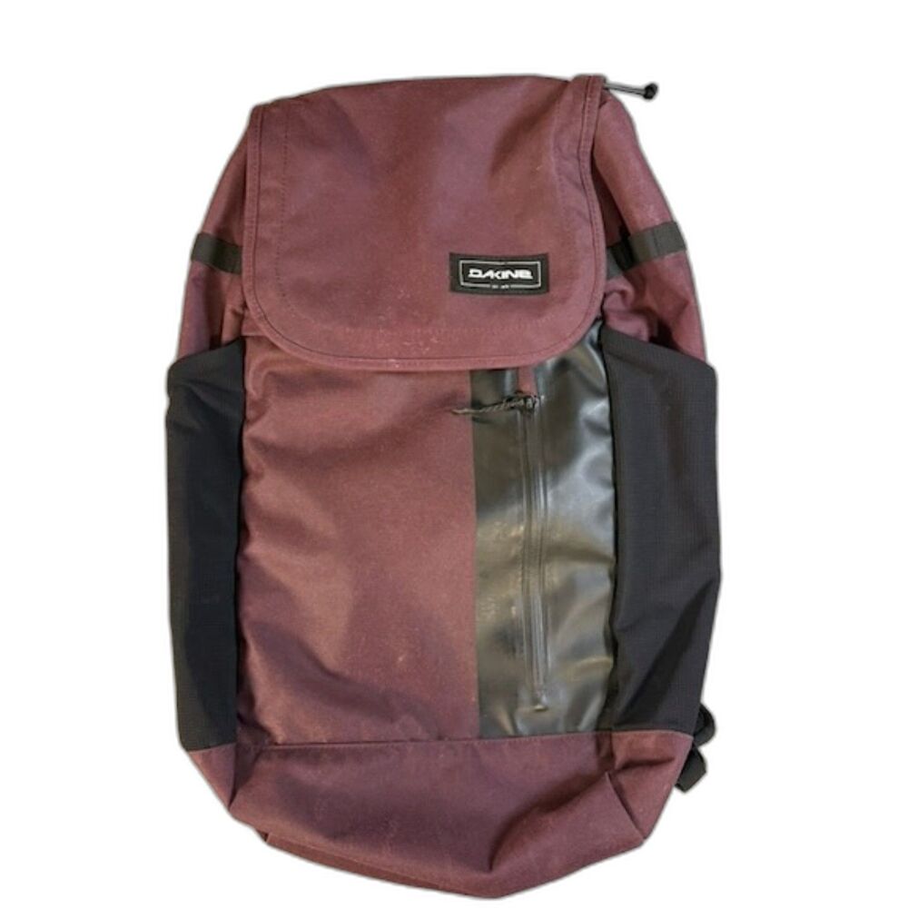 Dakine Backpack Burgundy Plum Black Outdoor Travel Laptop Hiking Pack